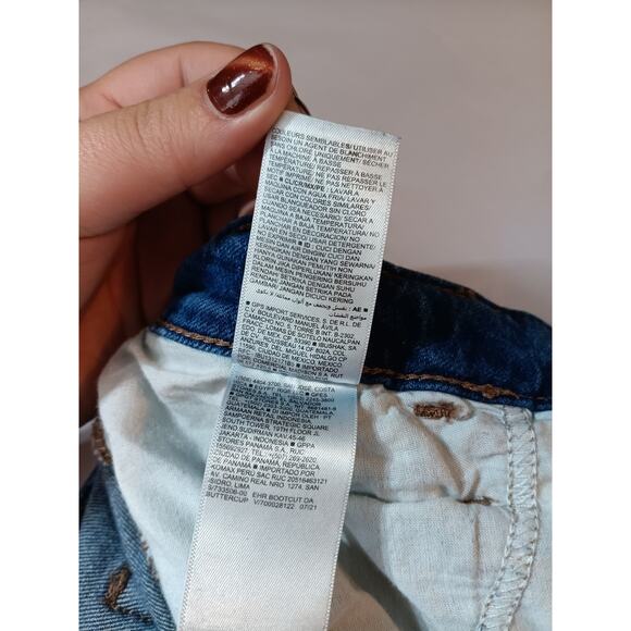 Old Navy Jeans 10 Extra High Rise Kicker Boot Cut Button Fly Secret Slim Pockets - Picture 14 of 14